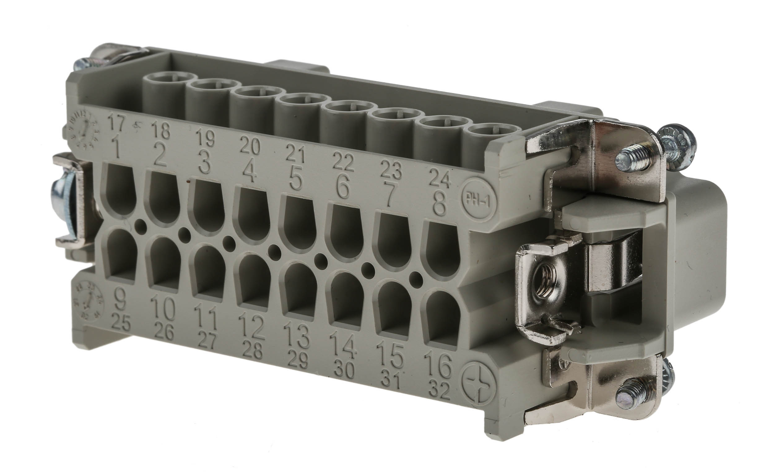 10194000 EPIC Heavy Duty Power Connector, 16A, H-BE Series Male, 16 Contacts