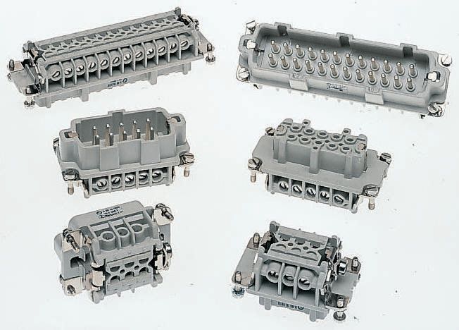 EPIC Heavy Duty Power Connector Insert, 16A, H-BE Series Female, 48 Contacts