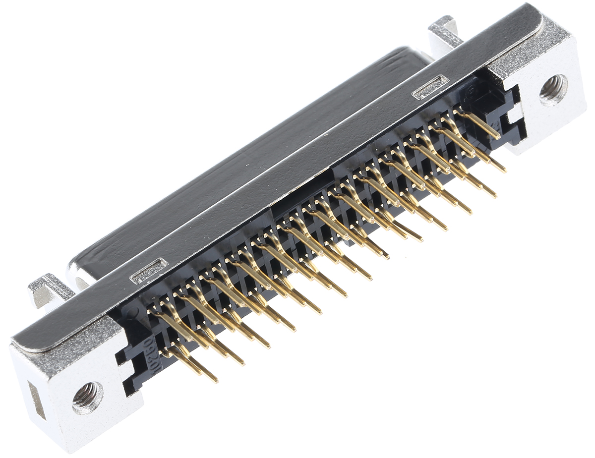 3M, 102 50 Way Straight Through Hole SCSI Connector 2.54 mm Pitch, Solder