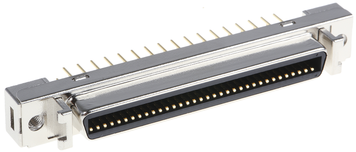 10268-6212pc 3M, 102 68 Way Straight Through Hole D-Sub PCB Connector 1.27 mm Pitch, Quick Latch, Solder
