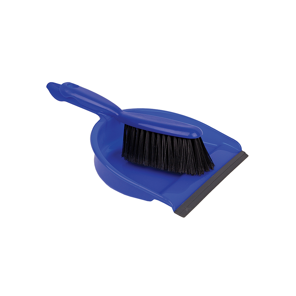 Robert Scott Blue Dustpan & Brush for Dust Cleaning