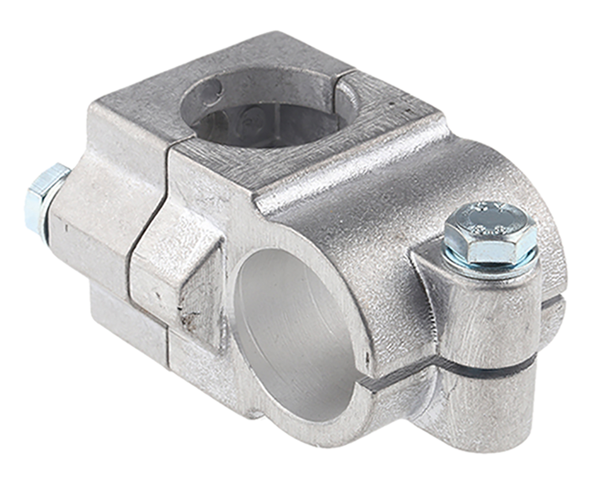 Rose+Krieger M6 Cross Clamp, Connecting Component, Strut Profile 30 mm, Round Tube Size 30.1 mm