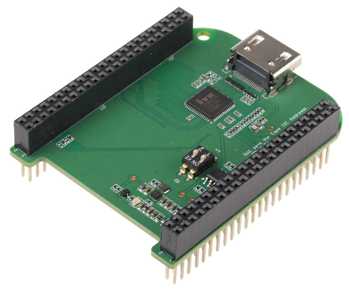 103030034 Seeed Studio  BeagleBone Green HDMI Cape HDMI Expansion Board for mm, 76mm Core Tape
