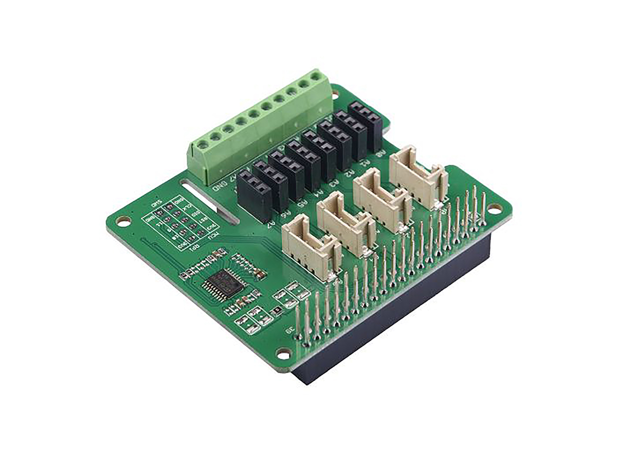 Seeed Studio 8 Channel 12 Bit ADC Addon Board for Raspberry Pi using STM32F030