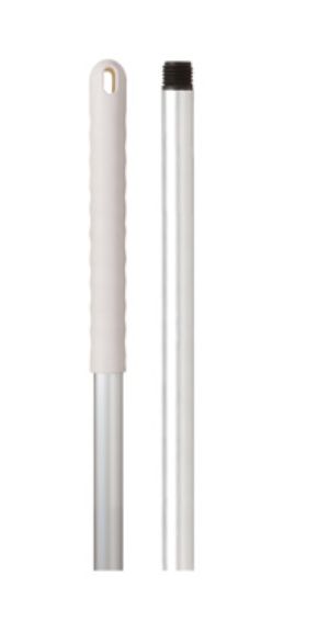 Robert Scott White Aluminium Mop & Broom Handle 1.37 m for use with Mops, Washable Brushware, Squeegees