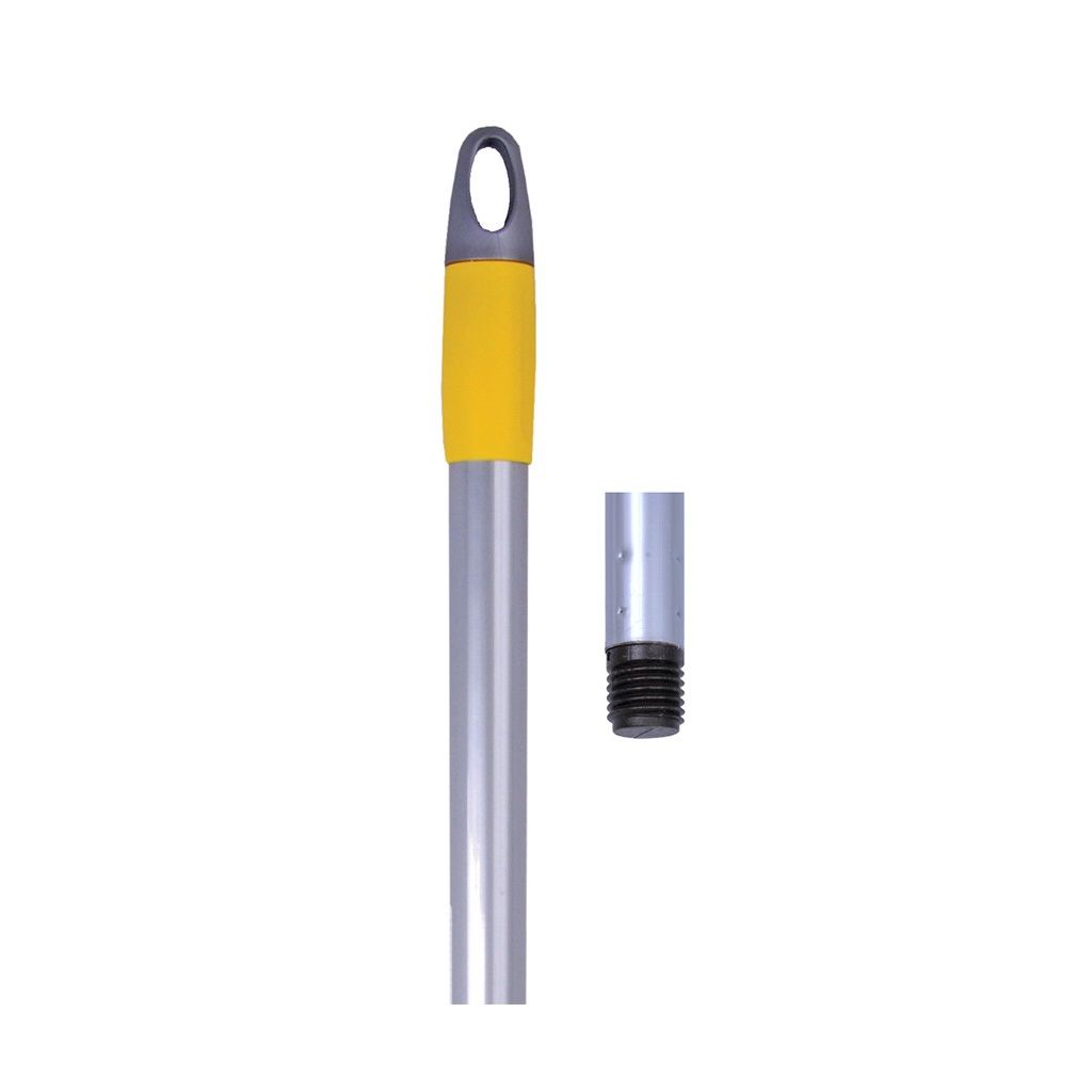 Robert Scott Yellow Steel Mop & Broom Handle 1.33 m for use with Screw Thread, Exel Socket