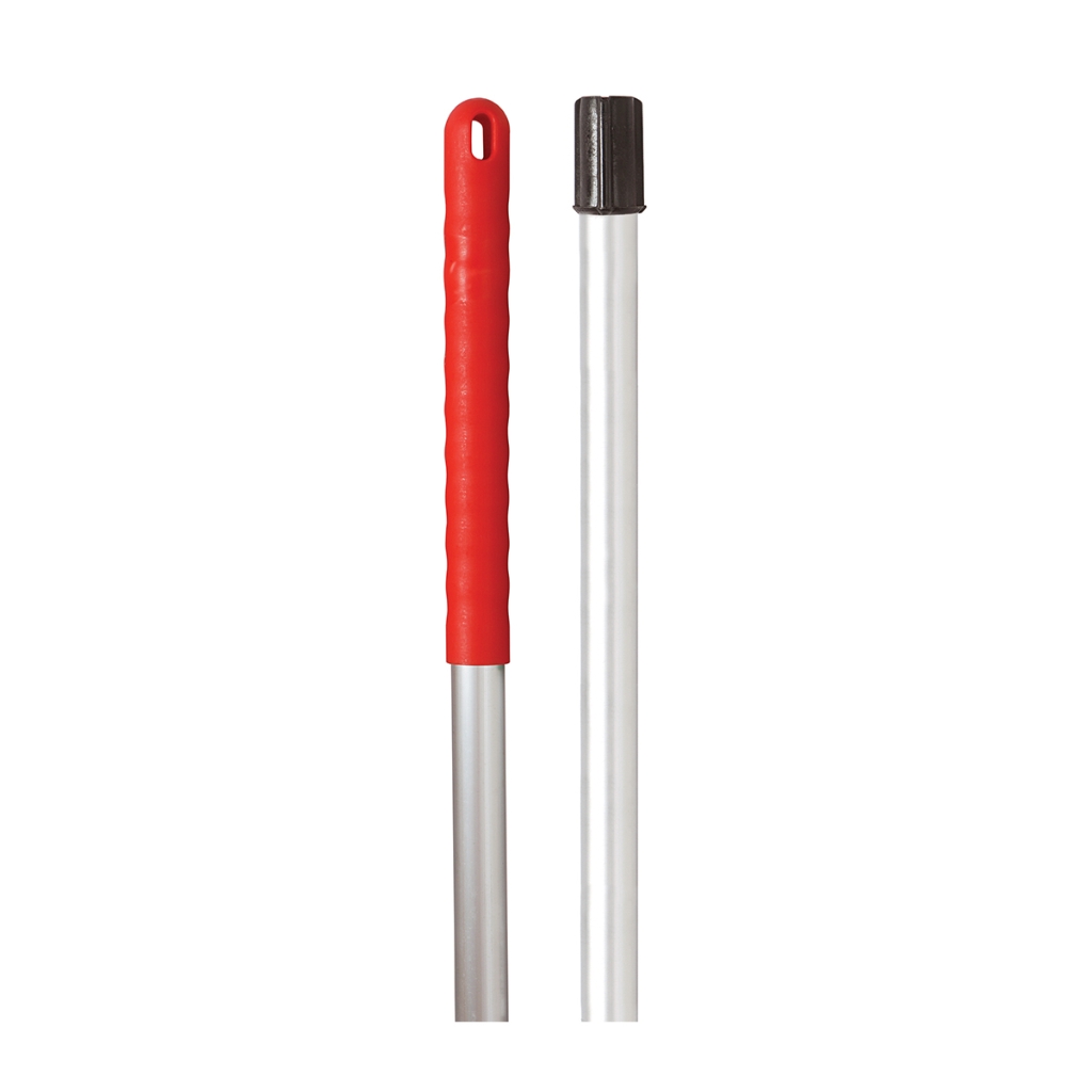 Robert Scott Red Aluminium Mop & Broom Handle 1.37 m for use with Exel Socket