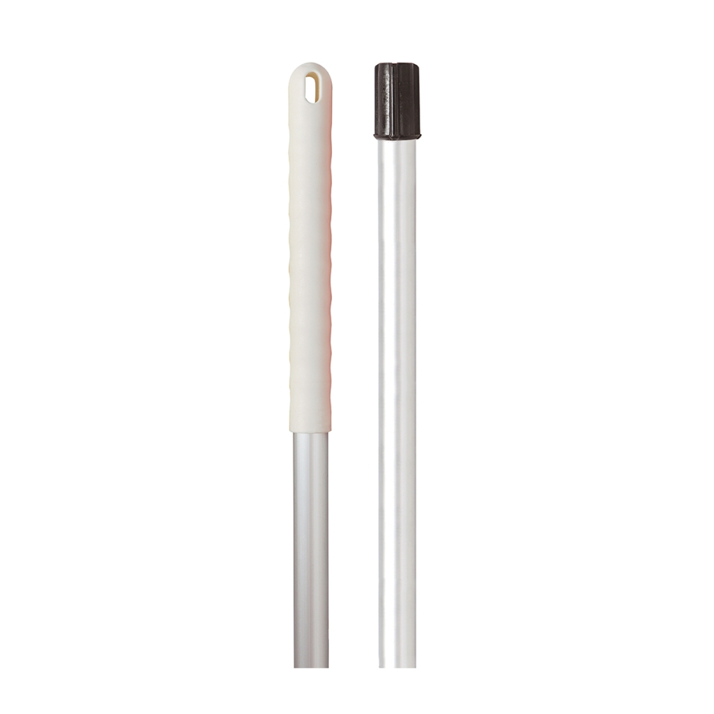 Robert Scott White Aluminium Mop & Broom Handle 1.37 m for use with Exel Socket