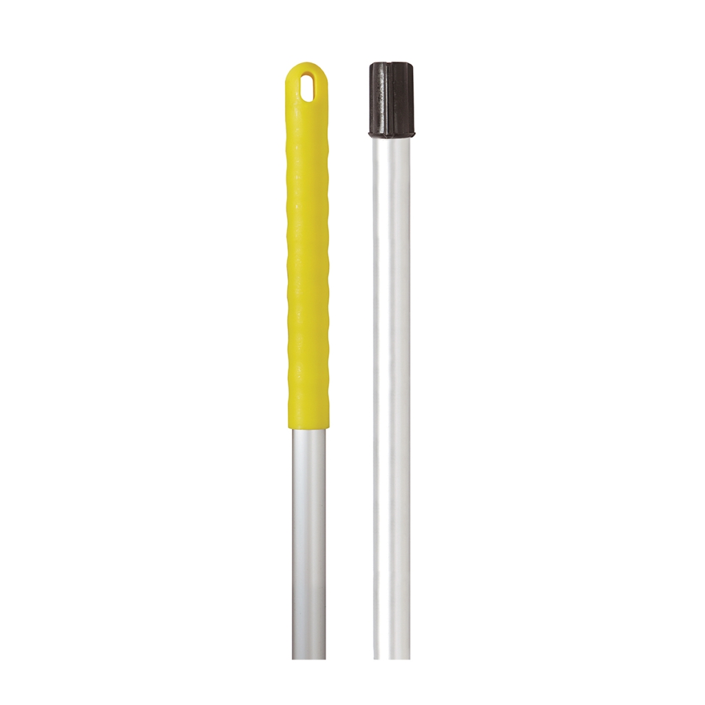 Robert Scott Yellow Aluminium Mop & Broom Handle 1.37 m for use with Exel Socket