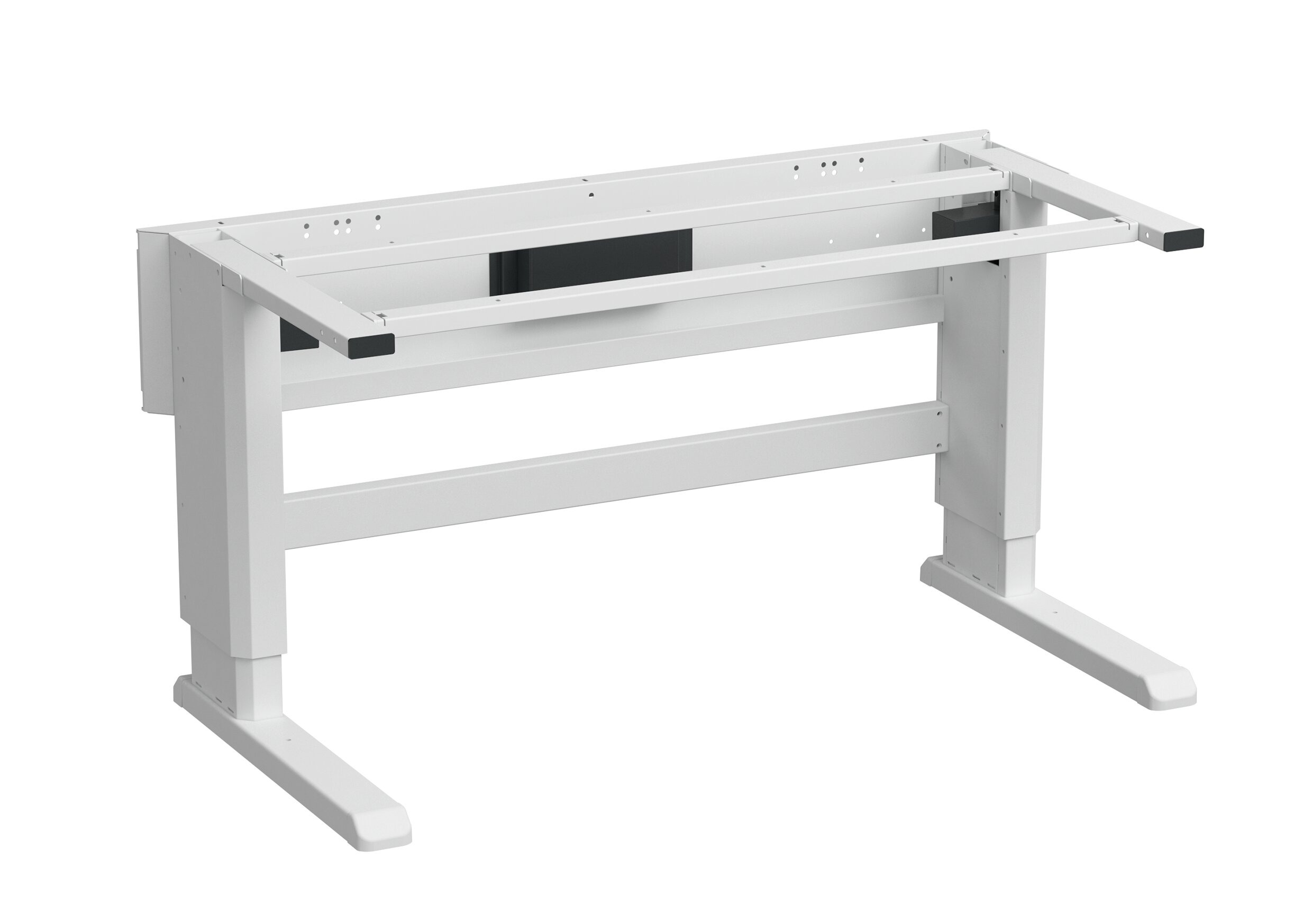 Treston 10349019P Epoxy Powder Coated Steel Workbench, 400kg Max Load Adjustable Height, 1100 mm x 2000mm x 600 mm