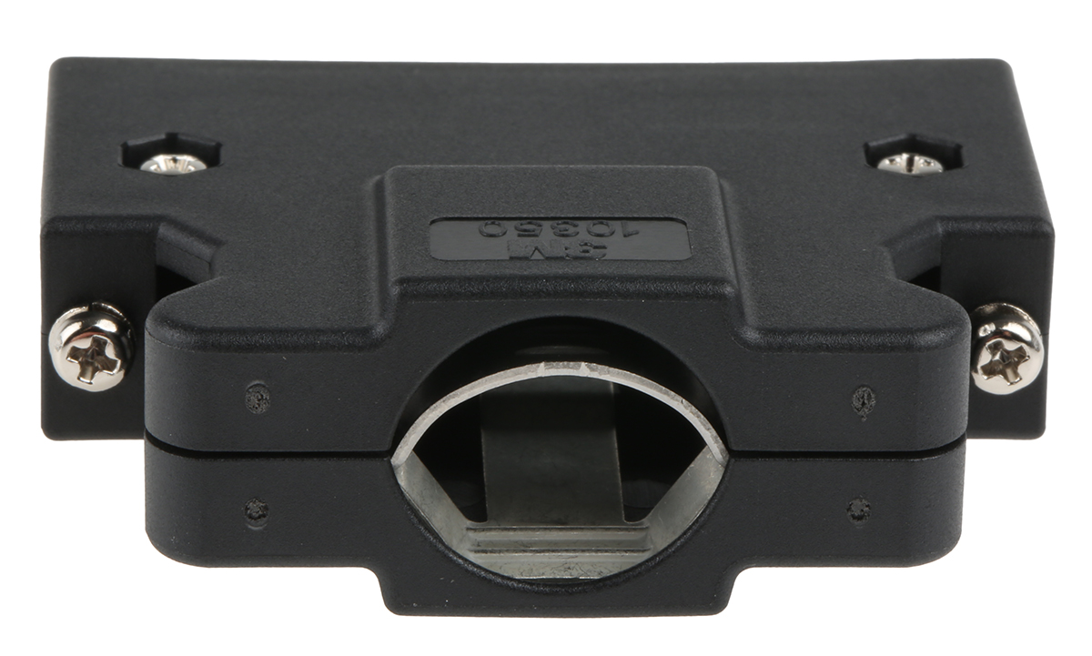 10350-52a0-008 3M 103 Series Polymer Straight D-Sub Backshell, 50 Way Strain Relief