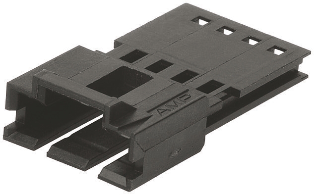 TE Connectivity, AMPMODU MTE Male Connector Housing,  2.54 mm Pitch,  7 Way,  1 Row Straight
