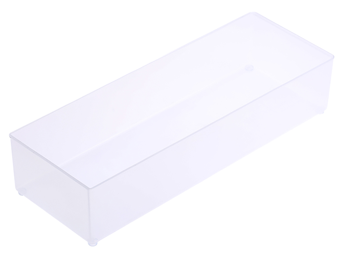 Raaco 1 Cell Transparent Polypropylene Compartment Box, 47 mm x 79mm x 218 mm