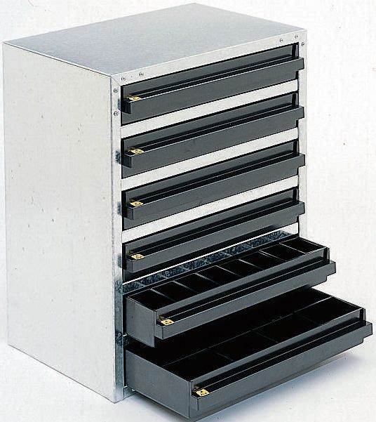 Raaco 6 Drawer ESD Cabinet