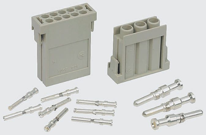 EPIC Heavy Duty Power Connector Insert, 20A, MC Series Female, 5 Contacts