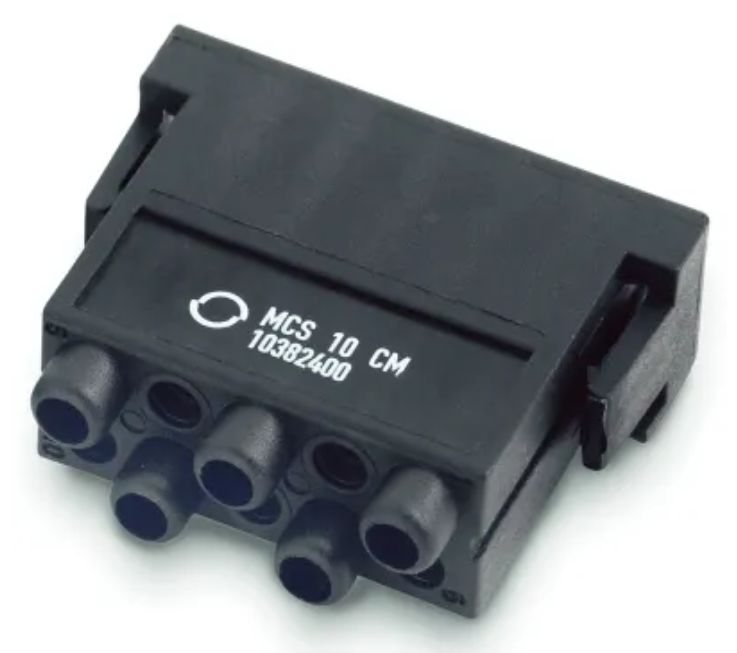 EPIC Heavy Duty Power Connector Module, 10A, H-D 1.6, MCS Series Male, 10 Contacts
