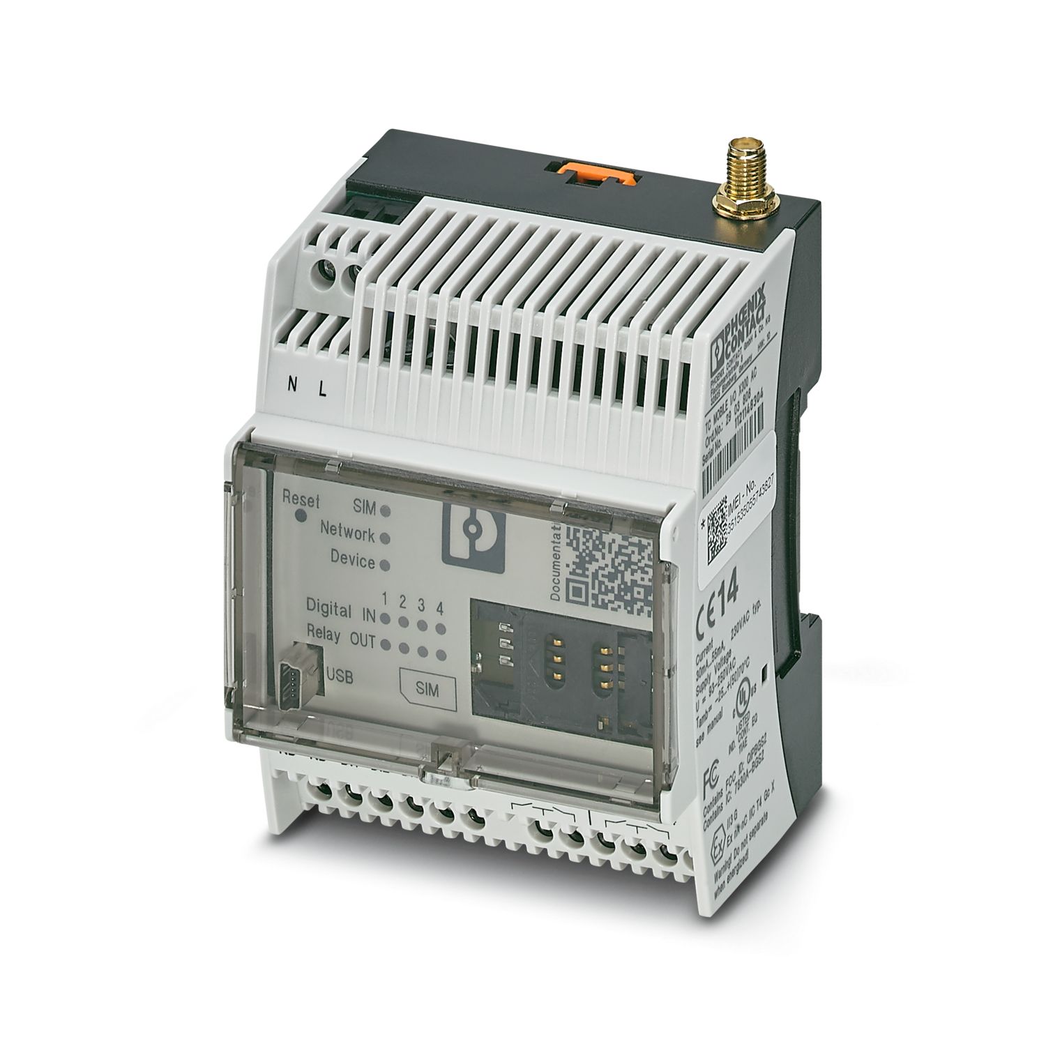 Phoenix Contact Relay for Use with Compact Power Connector