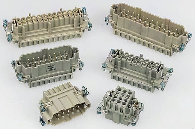 EPIC Heavy Duty Power Connector Insert, 16A, H-BE Series Female, 6 Contacts