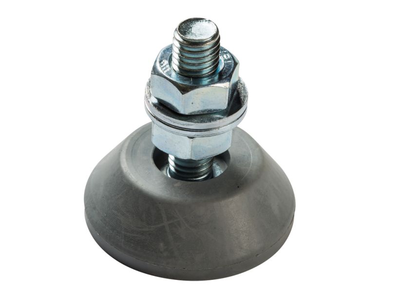 Serious 10 mm Adjustable Foot, Rubber, 75 kg Static Load Capacity