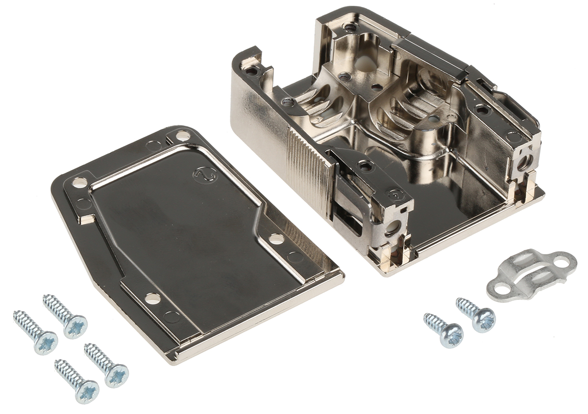 104090m001 Provertha 104 Series ABS Straight D-Sub Backshell, 9 Way