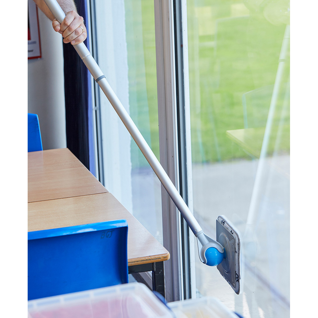 104094 Robert Scott Duop Reach, 1620 mm 440 mm White, Blue Mop & Handle