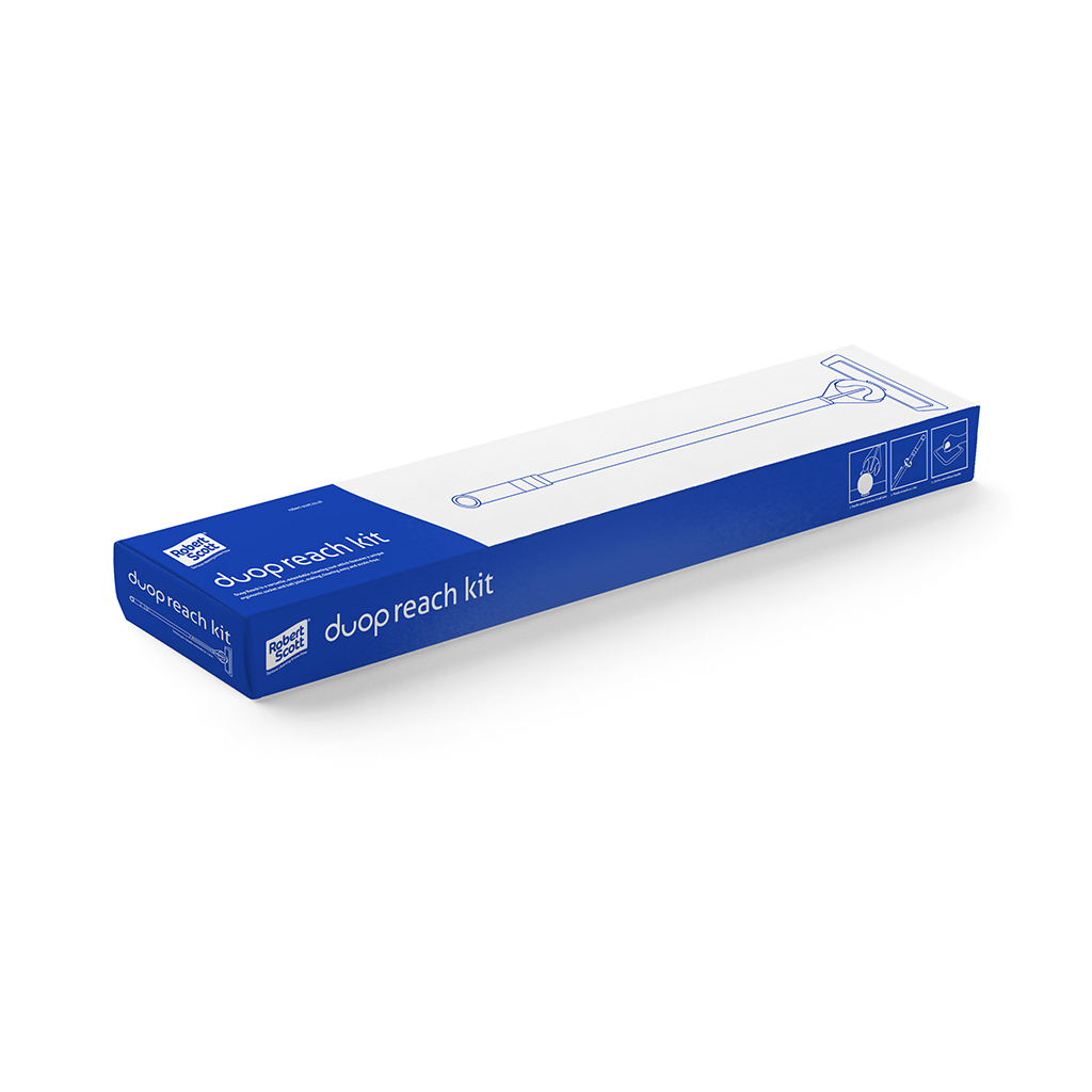 104094 Robert Scott Duop Reach, 1620 mm 440 mm White, Blue Mop & Handle