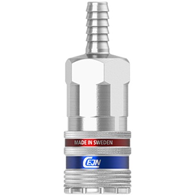 CEJN Aluminium, Steel Esafe Vented Safety Coupling Male ISO 8mm