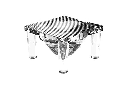 Carclo 10415 1-Way LED Lens 46 x 19 ° Oval Ripple Beam