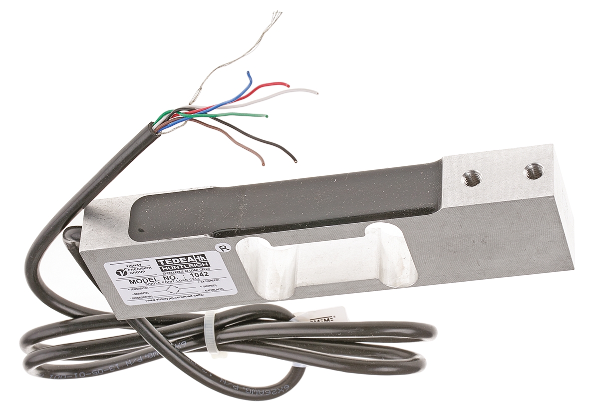 Tedea Huntleigh Model 1042 Series S Type Load Cell, 1 kg, Compression Measure, 3 kg
