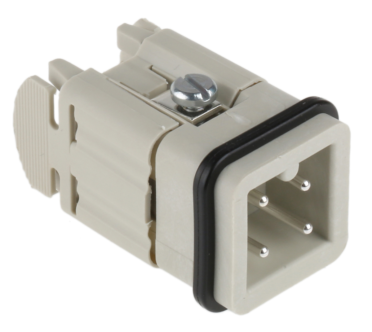 EPIC Heavy Duty Power Connector Insert, 10A, H-A Series Male, 3 Contacts