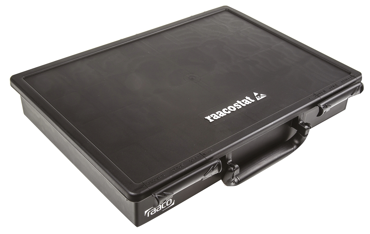 Raaco Anti-Static Polypropylene ESD Box 338 mm (L) 260mm (W) 57 mm (H)