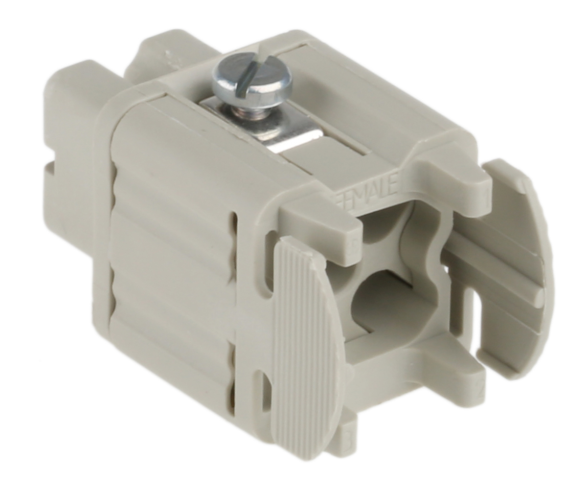 EPIC Heavy Duty Power Connector Insert, 10A, H-A Series Female, 3 Contacts