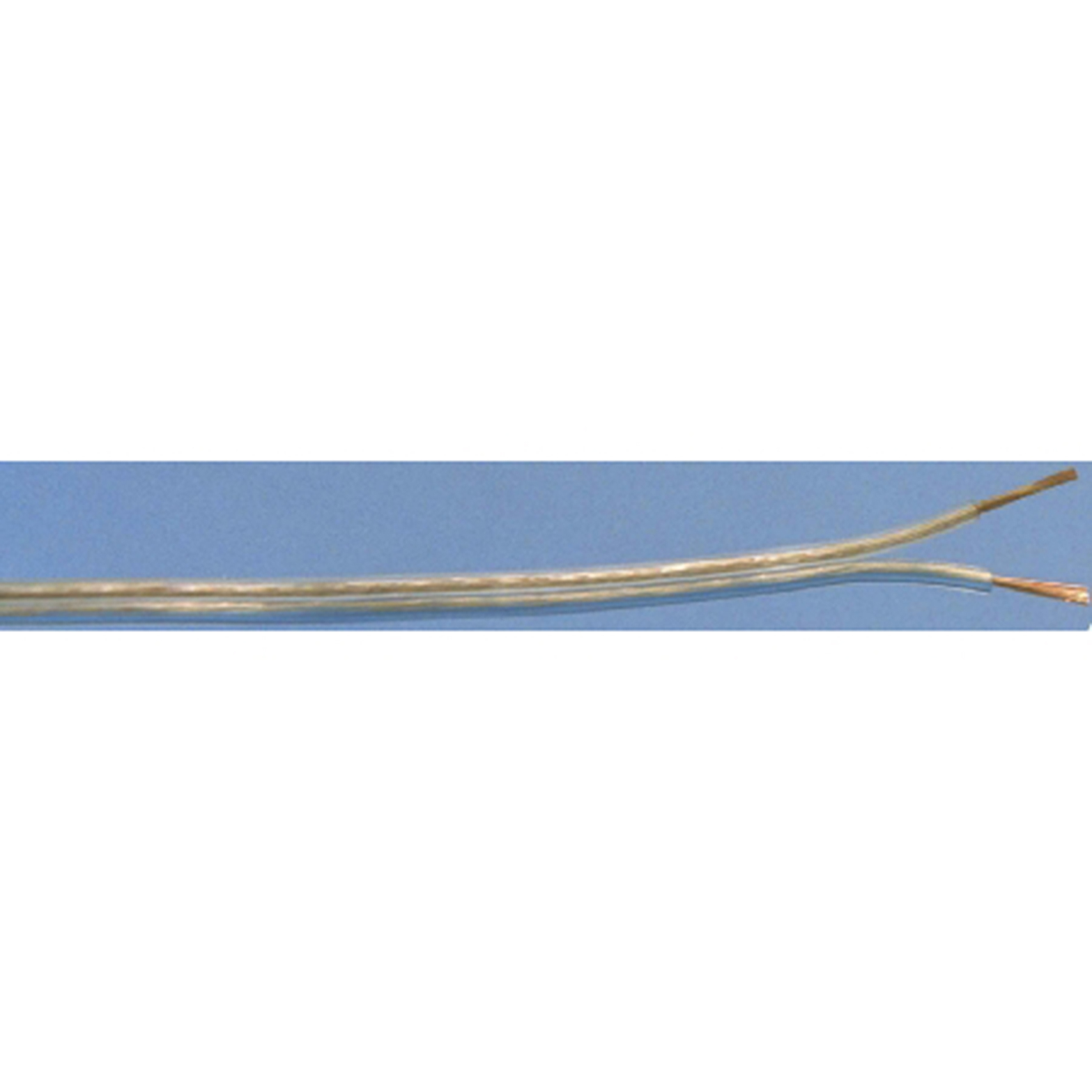 Bedea 2 Core Audio Cable, 100 m, Transparent