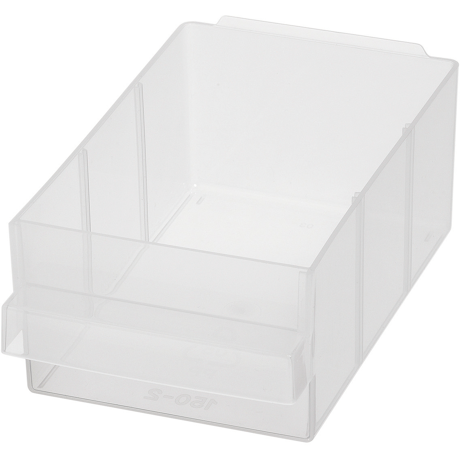Raaco Drawer 1, Polypropylene, 64 mm x 91mm x 154 mm, Transparent