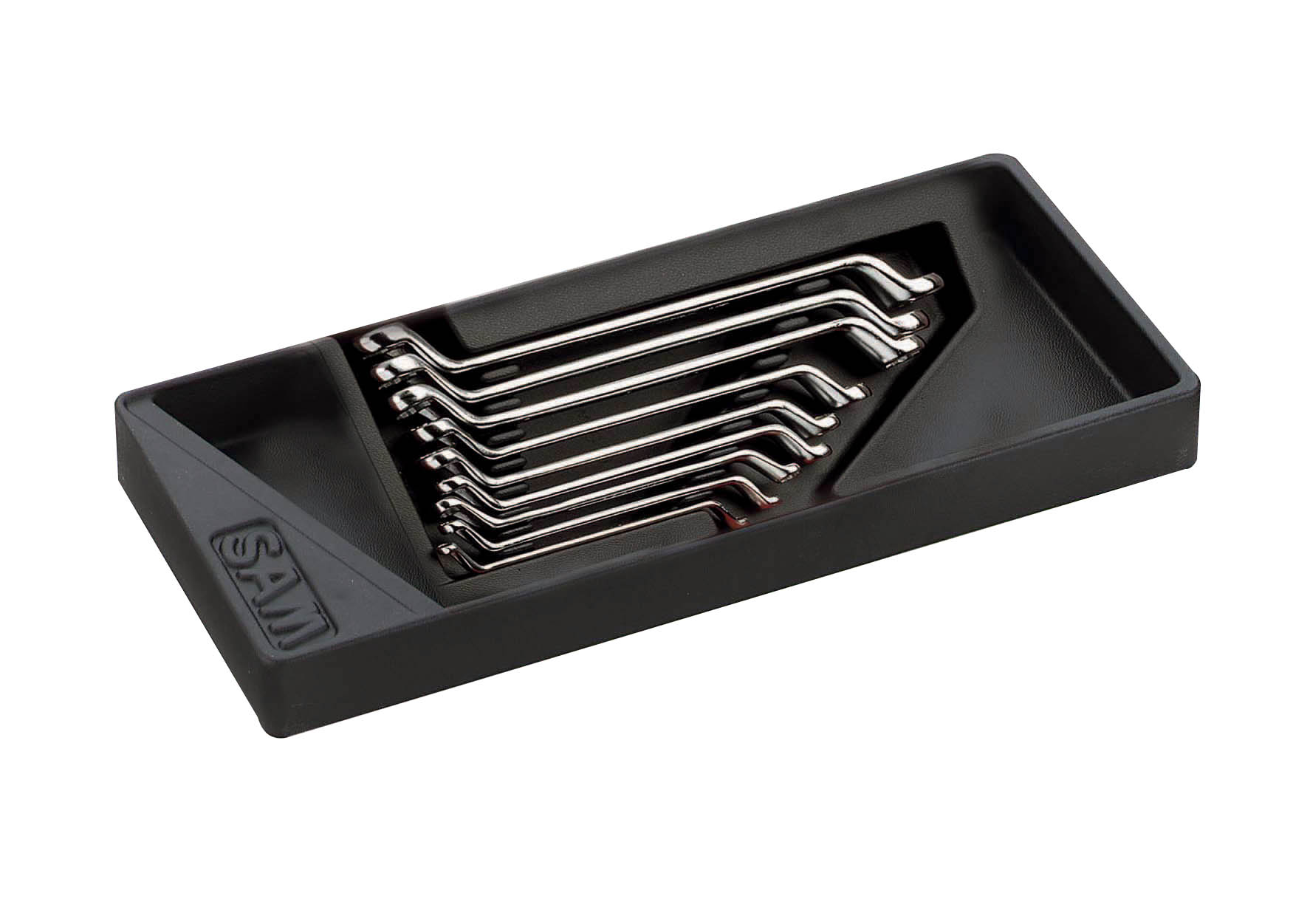 SAM 9-Piece Spanner Set, 6 x 7 to 21 x 23 mm, Chrome Vanadium Steel