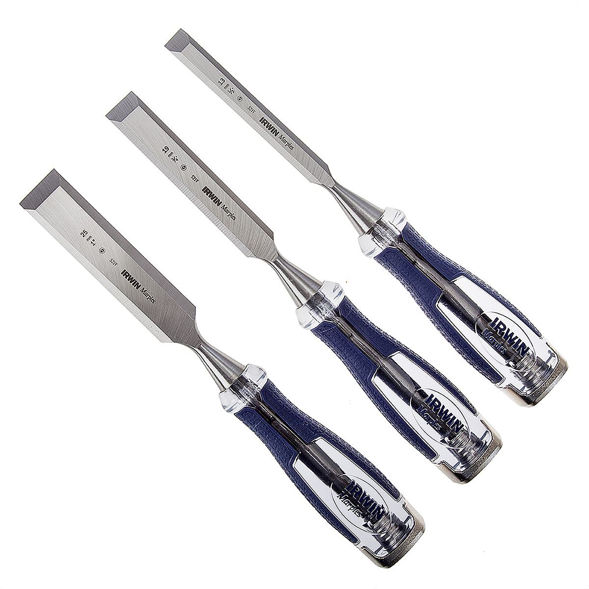 Irwin 3 Piece Steel Wood Chisel Set, 1 in Blade Width