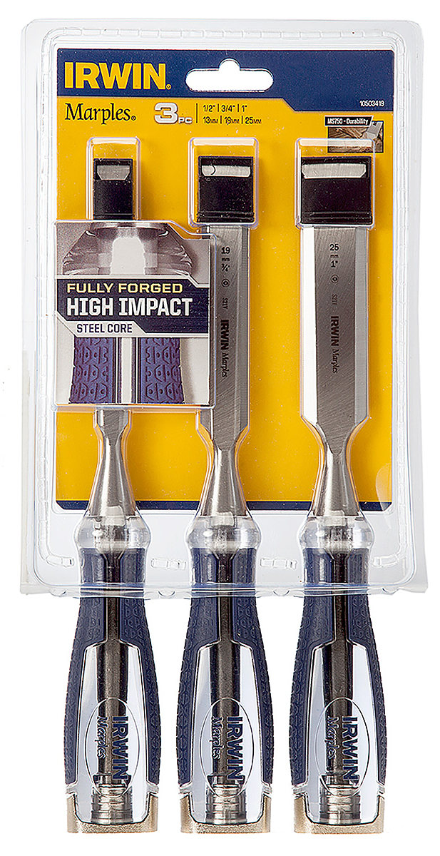 10503421 Irwin High Carbon Steel Chisel Set