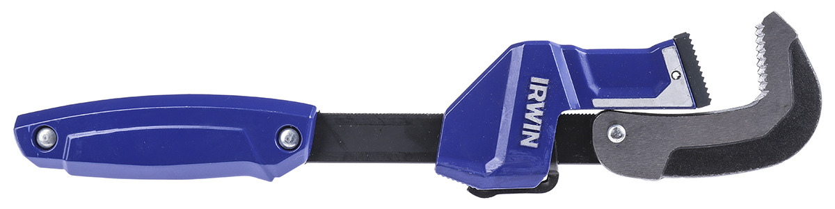 Irwin Pipe Wrench, 279.5 mm Overall, 58 mm Jaw Capacity, Metal Handle