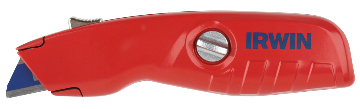 Irwin Safety Knife with Straight Blade Retractable