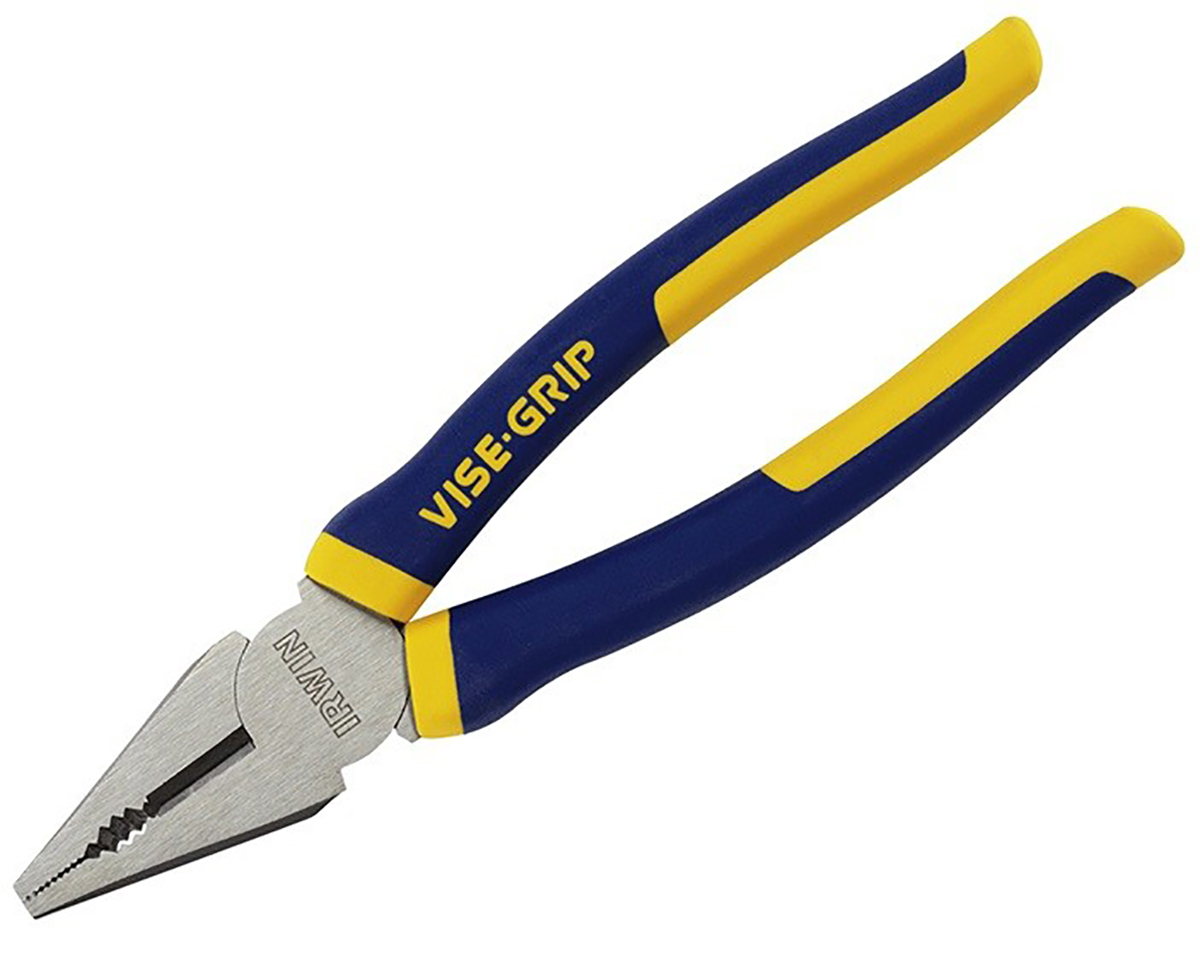 Irwin 1-Piece Combination Plier Smooth, 200 mm Overall VDE/1000V Approved, 35mm Jaw ESD Safe