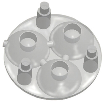 Carclo 10509 3-Way LED Lens 40 °
