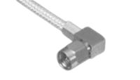 TE Connectivity 10520 Series Cable Male SMA, 50 Ω, Right Angle Body Crimp