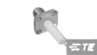 TE Connectivity 2052 1200 02 Series Panel Mount Female SMA, 50 Ω, Straight Body Solder