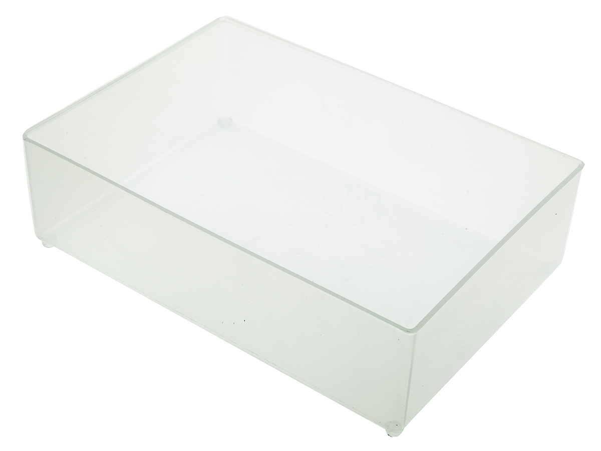 Raaco 12 Cell Transparent Polypropylene Compartment Box, 47 mm x 109mm x 157 mm