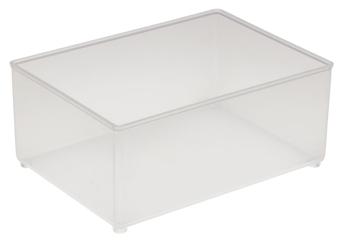 Raaco 8 Cell Transparent Polypropylene Compartment Box, 47 mm x 79mm x 109 mm