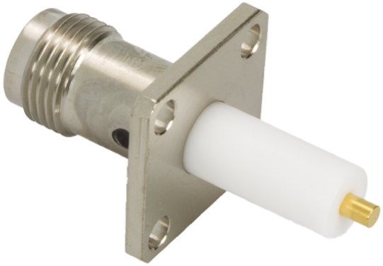 TE Connectivity TNC Series Panel Mount Female TNC, 50 Ω, Straight Body Solder