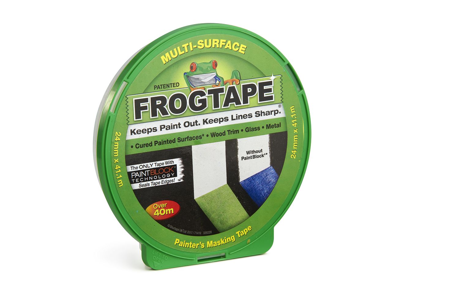 FROGTAPE 150182 Green FrogTape Masking Tape 24mm x 41.1 m