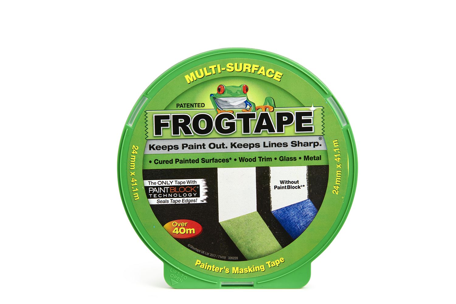 105941 FROGTAPE 150182 Green FrogTape Masking Tape 24mm x 41.1 m