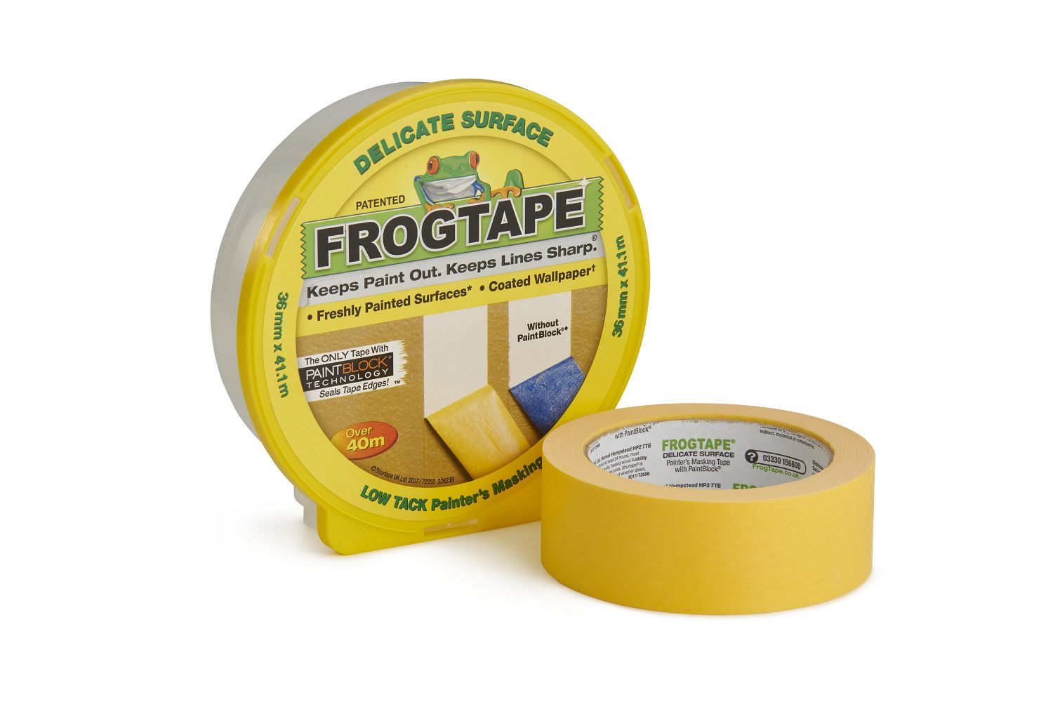 105948 FROGTAPE Yellow FrogTape Masking Tape 36mm x 41.1 m