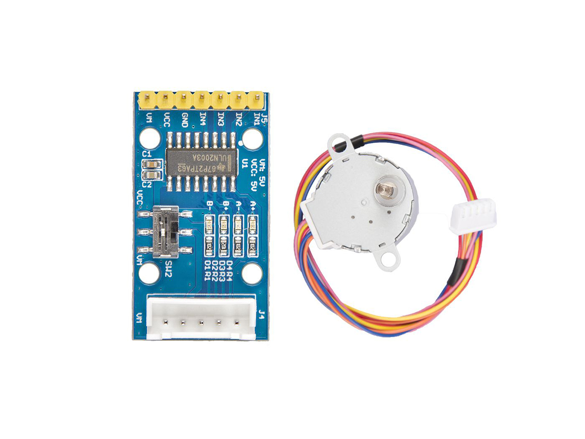 Seeed Studio Gear Stepper Motor Driver Pack Stepper Motor for CX28BYJ48-08 for Desktop Printers, CNC Milling Machines